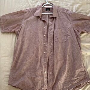 Dior Men's Casual Button-Down Shirt in Tan